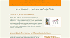 Desktop Screenshot of malkurse-berlin.de
